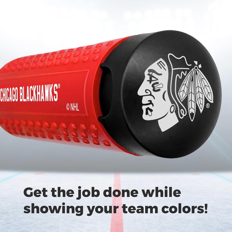 Megapro ® NHL® Team Edition Multi-bit Screwdriver | Officially Licensed NHL® Gear | Durable, Ergonomic, Pro-Grade Screwdriver (Chicago Blackhawks®) - Image 2